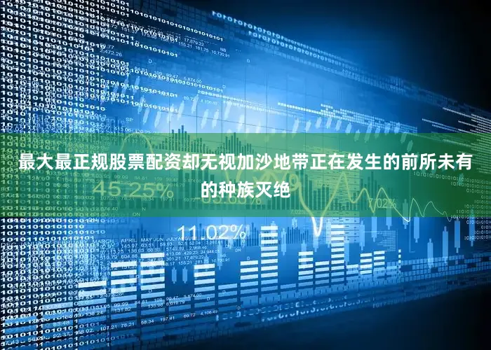 最大最正规股票配资却无视加沙地带正在发生的前所未有的种族灭绝
